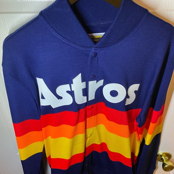 Mitchell & Ness Sweaters Mitchell And Ness Houston Astros Cardigan